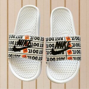 Nike Benassi Just Do It Print Sandals